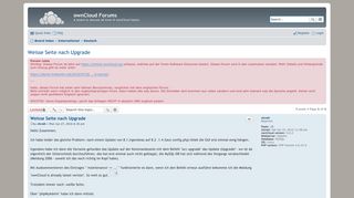 
                            11. Weisse Seite nach Upgrade - ownCloud Forums
