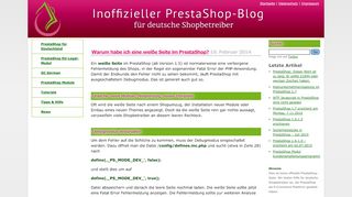 
                            13. Weiße Seite PrestaShop | GC German Blog