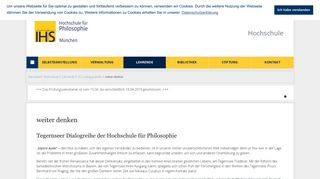 
                            7. weiter denken — Hochschule für Philosophie München