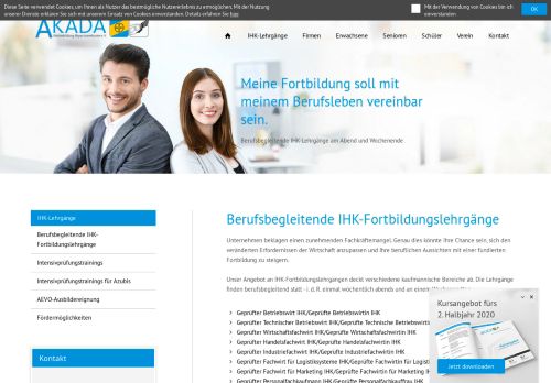 
                            12. Weiterbildung IHK Köln · AKADA Weiterbildung Bayer Leverkusen e. V.