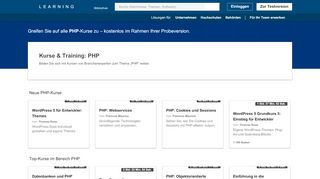 
                            1. Weiterbildung im Bereich PHP: Online-Kurse, Trainings, Tutorials ...