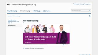 
                            5. Weiterbildung — Kaufmännisches Bildungszentrum Zug KBZ