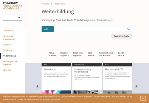 
                            4. Weiterbildung - phlu.ch - PH Luzern