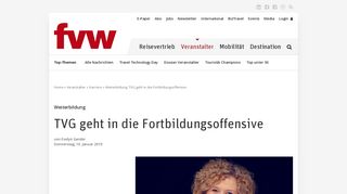 
                            12. Weiterbildung: TVG geht in die Fortbildungsoffensive - fvw