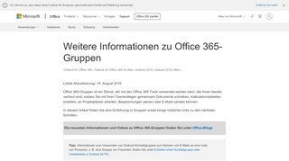 
                            3. Weitere Informationen zu Office 365-Gruppen - Office-Support