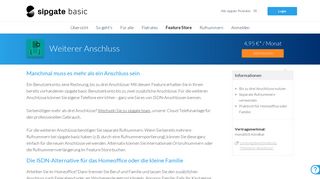 
                            7. Weiterer Anschluss - sipgate basic