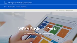 
                            3. WEKA Business Portal - WEKA MEDIA Unternehmenskundenvertrieb