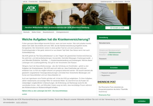 
                            13. Welche Aufgaben hat die Krankenversicherung? | AOK – Azubi extra ...