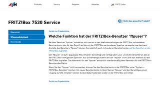 
                            9. Welche Funktion hat der FRITZ!Box-Benutzer 