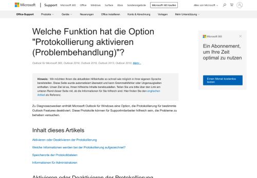 
                            11. Welche Funktion hat die Option 