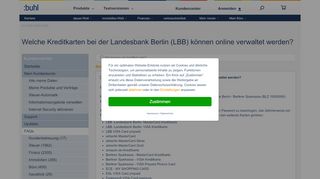 
                            8. Welche Kreditkarten bei der Landesbank Berlin (LBB) können ... - Buhl