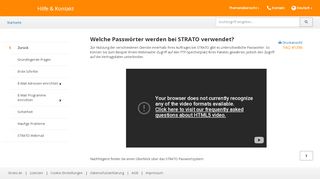 
                            3. Welche Passwörter werden bei STRATO verwendet?