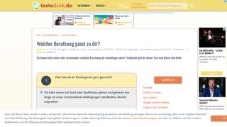 
                            4. Welcher Berufsweg passt zu dir? - Teste-dich