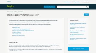 
                            5. Welches Login-Verfahren nutze ich? – bexio-Support
