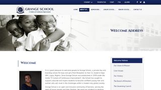 
                            10. Welcome Address – GRANGE SCHOOL