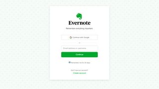 
                            6. Welcome Back - Evernote