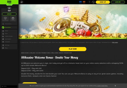 
                            3. Welcome Bonus | Online Casino Promotions | 888games™