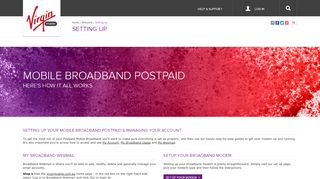 
                            2. Welcome Centre - Mobile Broadband Postpaid ... - Virgin Mobile