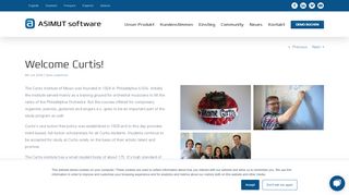 
                            5. Welcome Curtis! – ASIMUT software