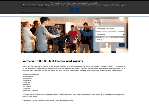 
                            9. Welcome - Derby University Student Agency