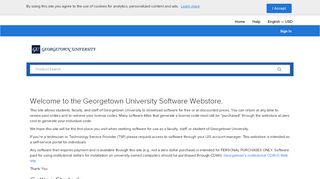 
                            9. Welcome | Georgetown University | Academic Software Discounts