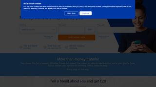 
                            5. Welcome IME Customers - Ria Money Transfer UK