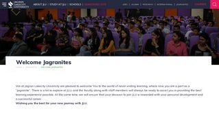 
                            5. Welcome Jagranites - Jagran Lakecity University