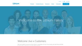 
                            11. Welcome Jive-x Customers | Lithium - Lithium Technologies