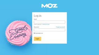 
                            3. Welcome! Log In Here - Moz