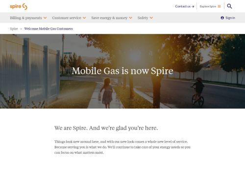 
                            10. Welcome Mobile Gas Customers | Spire