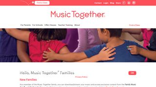 
                            2. Welcome, Music Together families! | Music Together