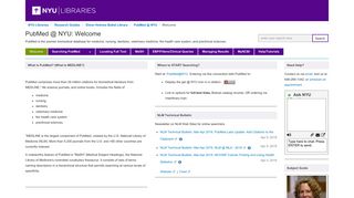 
                            12. Welcome - PubMed @ NYU - Research Guides at New York University