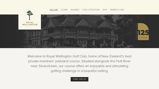 
                            7. Welcome - Royal Wellington Golf ClubRoyal Wellington Golf Club