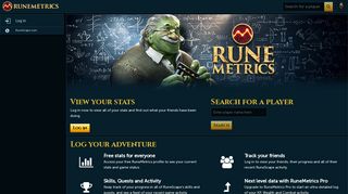 
                            3. Welcome - RuneMetrics - RuneScape player stat tracking