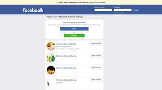 
                            5. Welcome Selamat Datang Profiles | Facebook