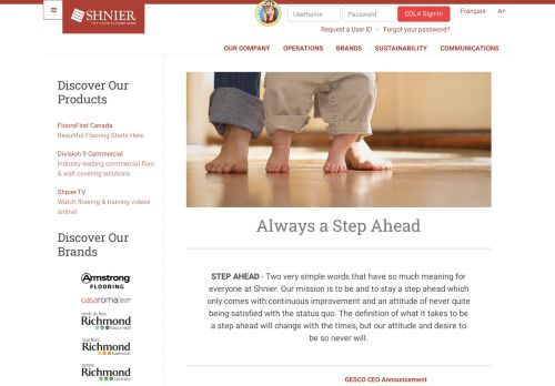 
                            8. Welcome - SHNIER Step Ahead, Gesco Group of Companies