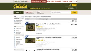
                            2. Welcome Signs, Wood Signs & Personalized Signs - Cabela's