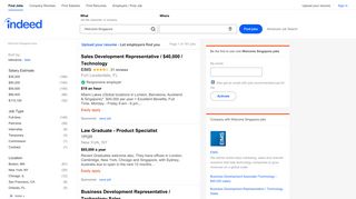 
                            3. Welcome Singapore Jobs, Employment | Indeed.com