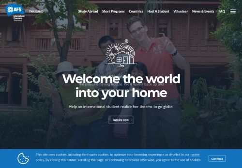 
                            4. Welcome the world into your home | AFS Thailand