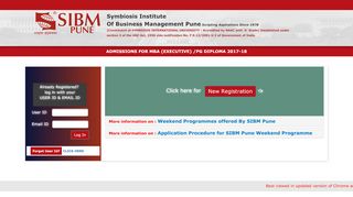 
                            7. Welcome to Admissions - SIBM Pune