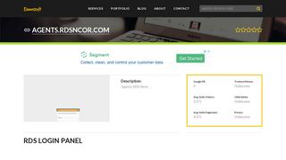 
                            4. Welcome to Agents.rdsncor.com - RDS LOGIN PANEL