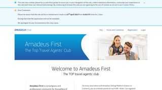 
                            2. Welcome to Amadeus First