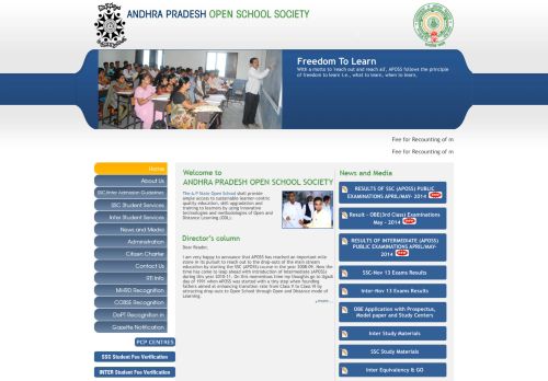 
                            3. Welcome to ANDHRA PRADESH OPEN SCHOOL SOCIETY