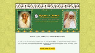 
                            12. Welcome To Anjuman-E-Burhani (Toronto) Website