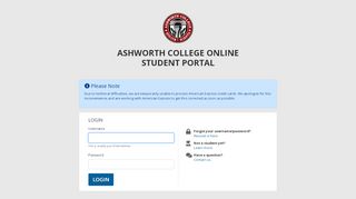 
                            11. Welcome to Ashworth College Online | Student Portal