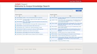 
                            3. Welcome to Beta Knowledge Base Search - Avaya Support ...