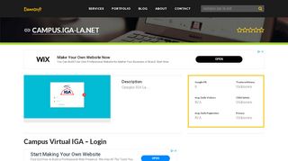 
                            5. Welcome to Campus.iga-la.net - Campus Virtual IGA - Login