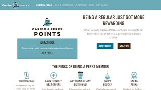 
                            8. Welcome to Caribou Perks