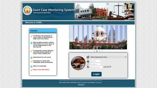 
                            7. Welcome to CCMS... Highlights To Monitor the progress of court ...