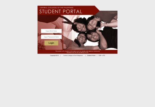
                            5. Welcome to CCPSP - Login - Central Colleges of the ...